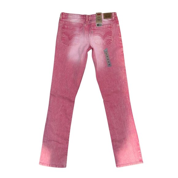 Levis 514 Slim Straight Leg Jeans Big Boys 20 Reg 30 30 Medium Wash Pockets - Picture 5 of 8